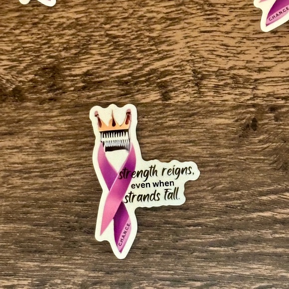 Cancer Journey Sticker Book + Cancer Ribbon 3” Sticker - Picture 6 of 10